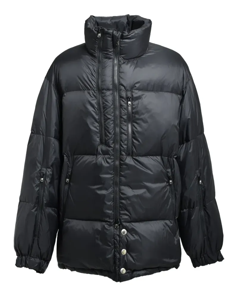 TheSoloIst quilted oversized down jacket - Schwarz Schwarz