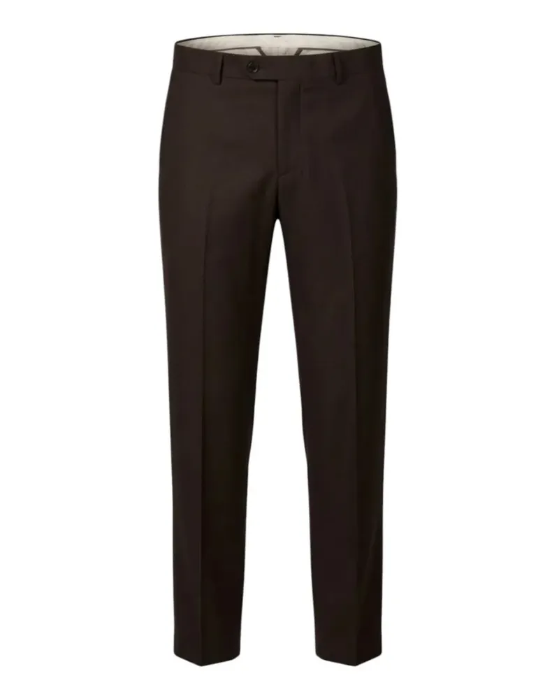 Be Able 21 pressed-crease tailored trousers - Braun Braun