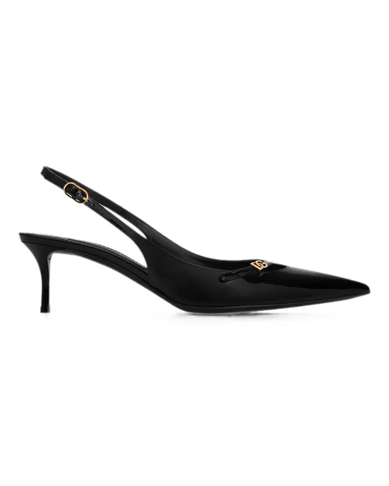 Dolce & Gabbana Pumps aus Lackleder - Schwarz Schwarz