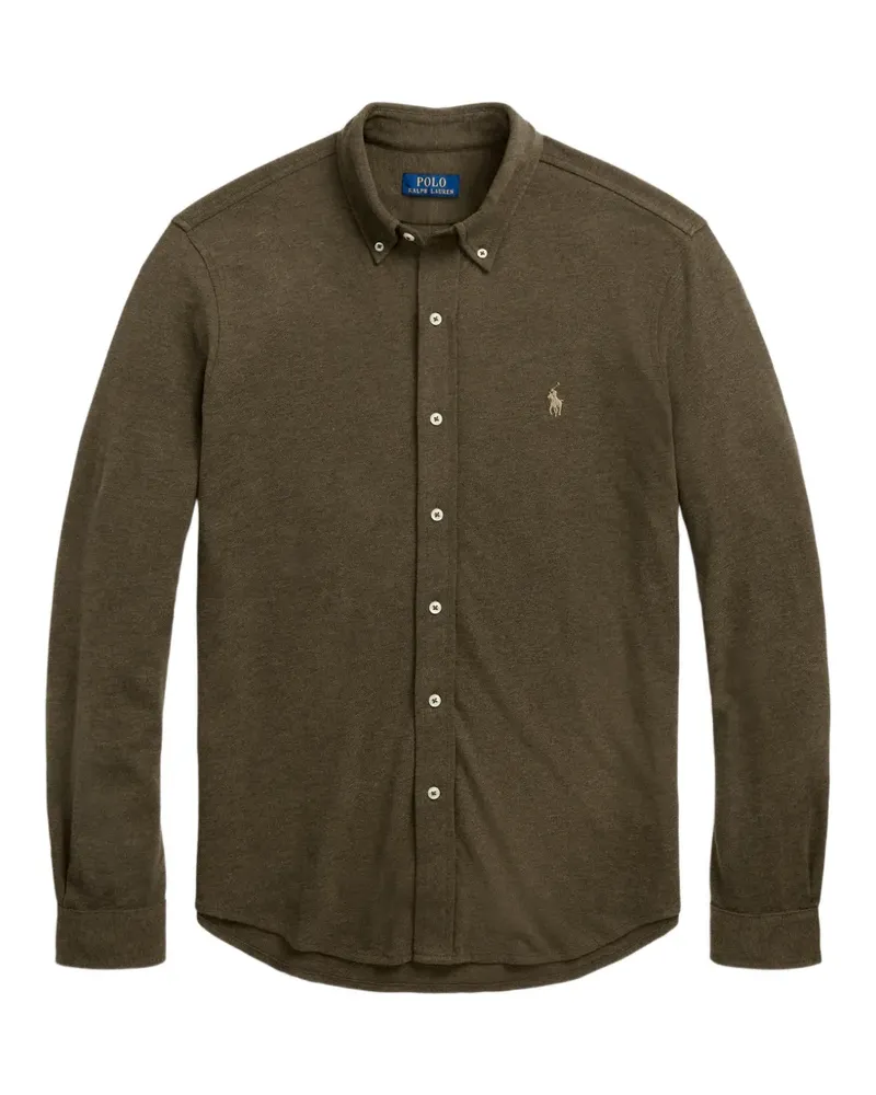 Ralph Lauren logo-embroidered button-down shirt - Grün Grün