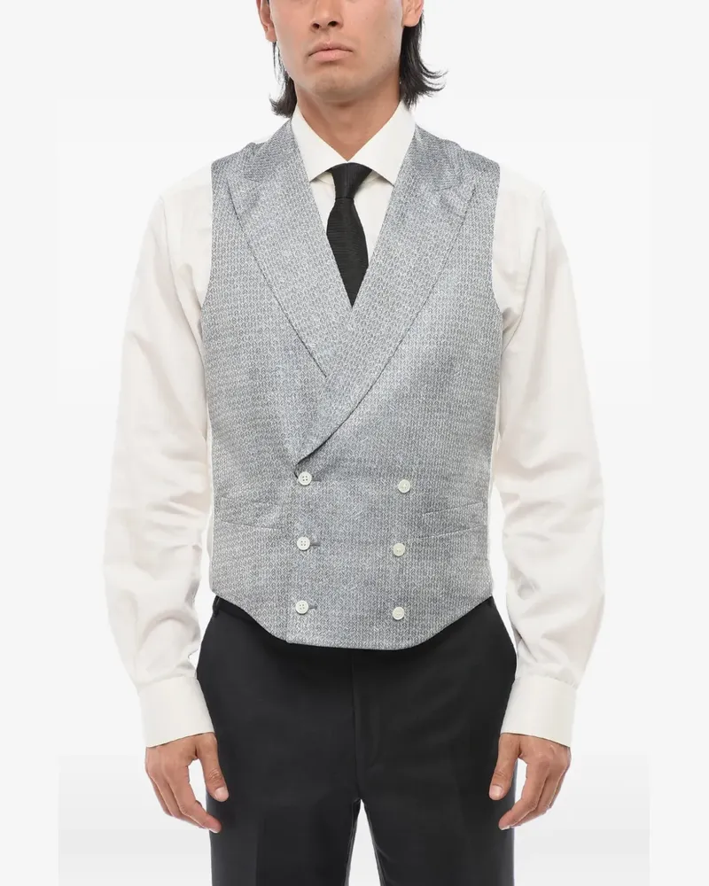 Corneliani double-breasted waistcoat - Blau Blau