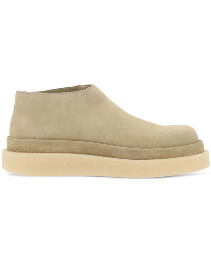 Jil Sander Loafer aus Wildleder - Nude Nude
