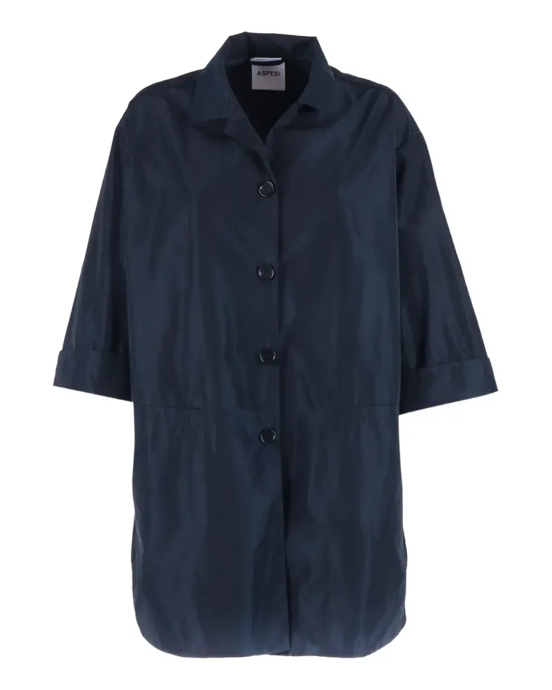 ASPESI button-down donna coat - Blau Blau