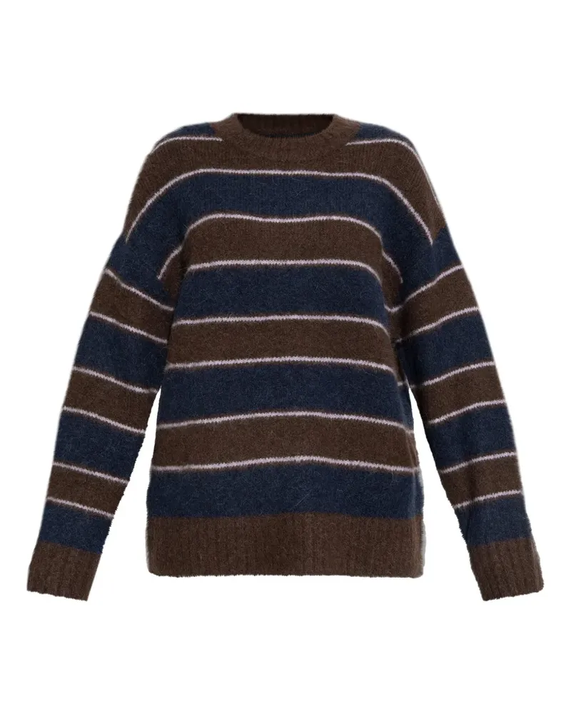 Samsøe & Samsøe Gestreifter Pullover - Blau Blau