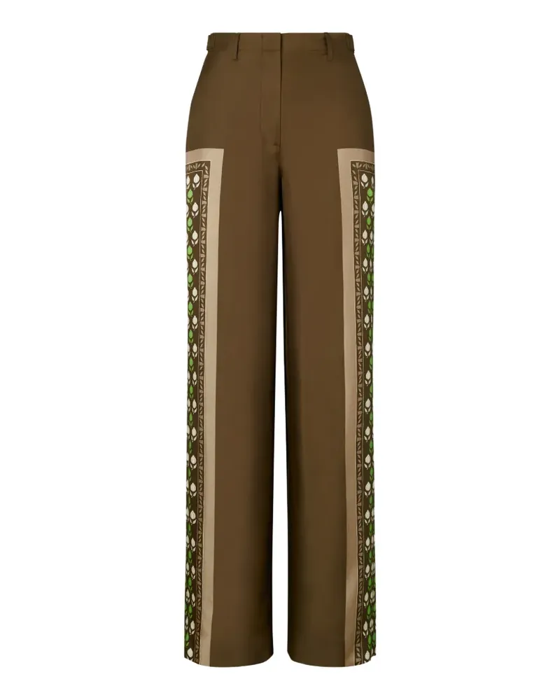 Tory Burch satin pants - Braun Braun