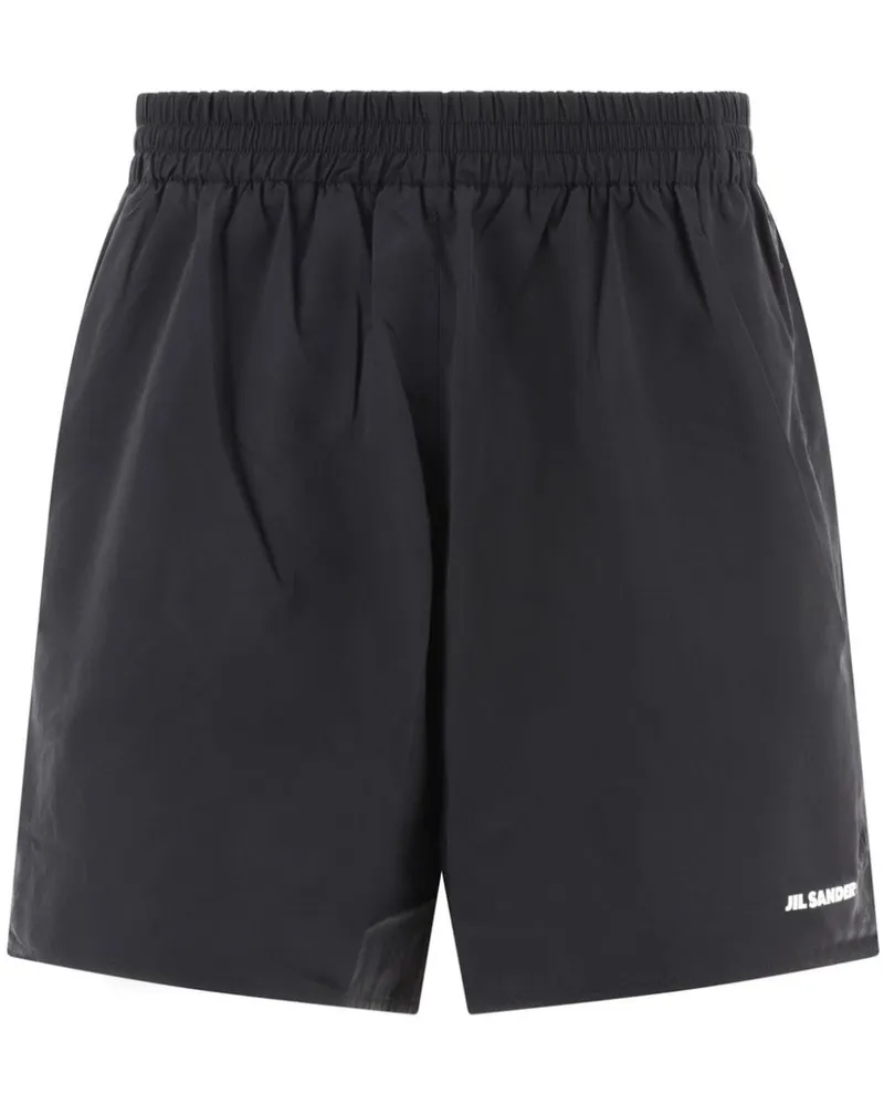 Jil Sander Shorts mit elastischem Bund - Schwarz Schwarz