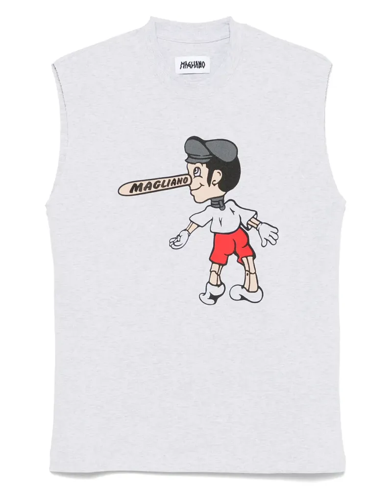 Magliano Mascotte Trägershirt - Grau Grau
