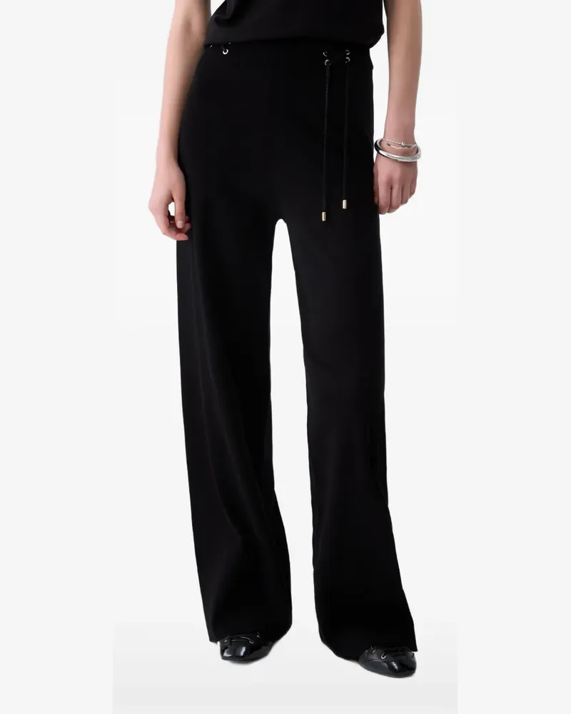 Liu Jo knit trousers with drawstrings - Schwarz Schwarz