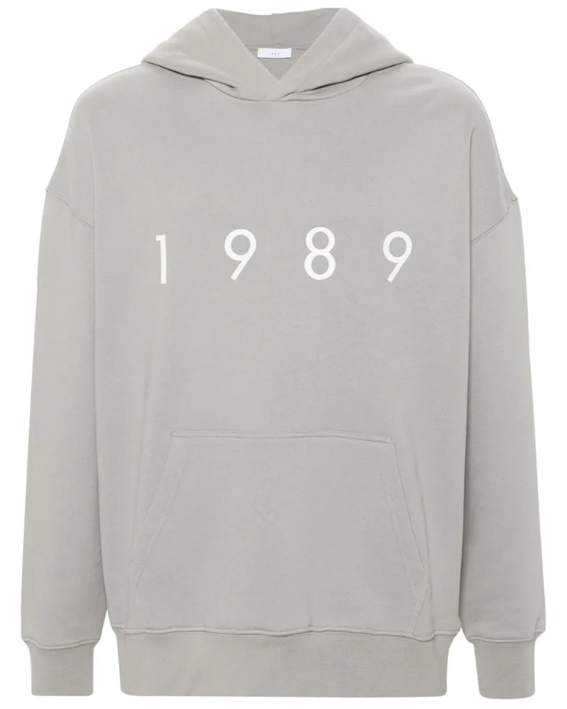 1989 STUDIO 1989 Hoodie mit Logo Grau