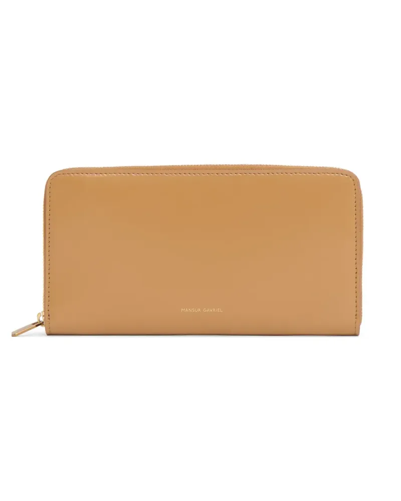 Mansur Gavriel Portemonnaie mit Reißverschluss - Nude Nude