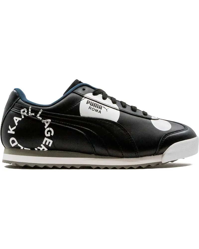 Puma x Karl Lagerfeld Roma Sneakers mit Polka Dots - Schwarz Schwarz