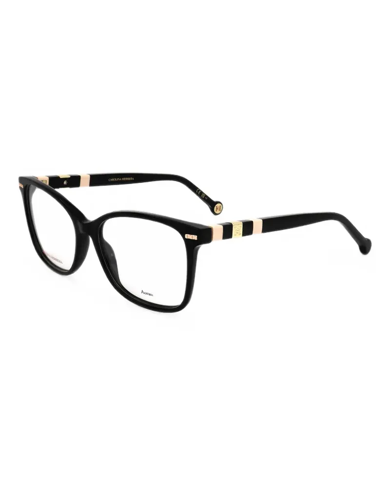 Carolina Herrera New York square-frame glasses - Schwarz Schwarz