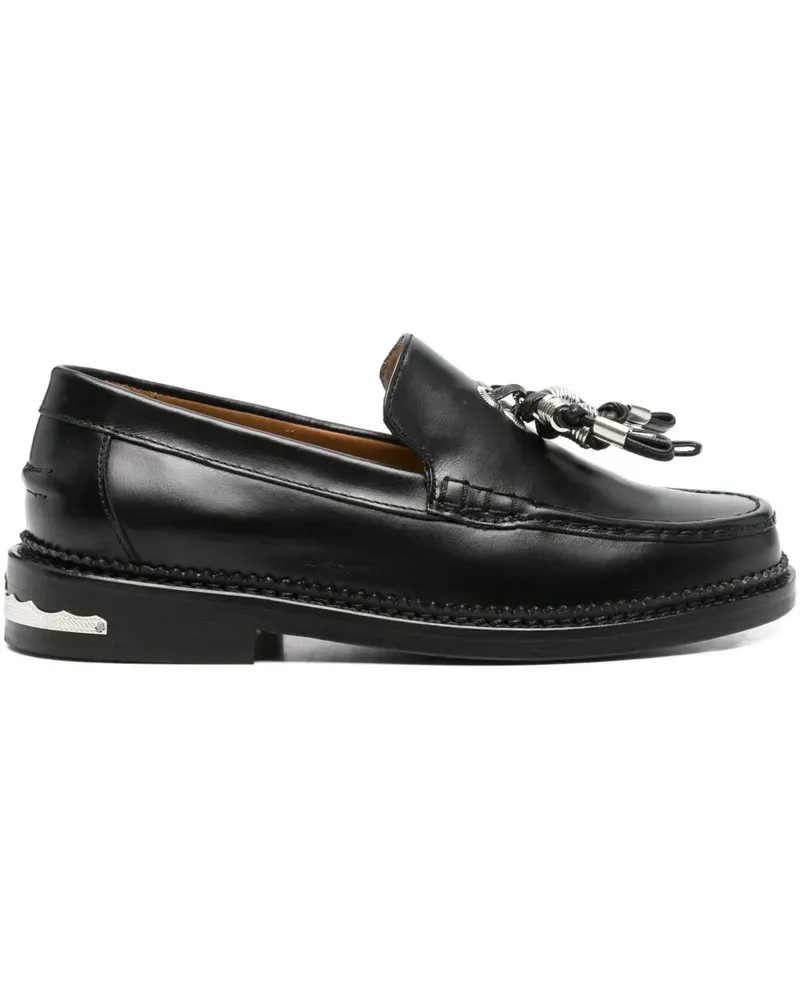 Toga Loafer mit Quasten - Schwarz Schwarz