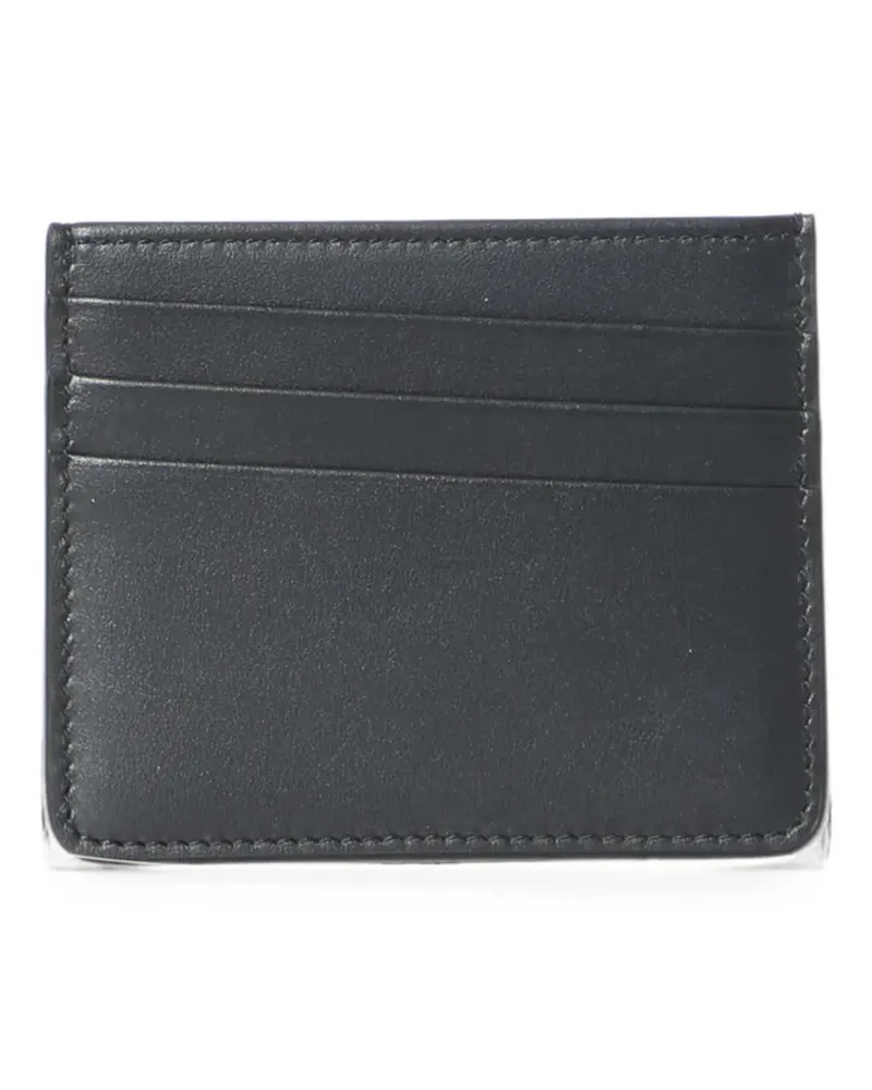 Maison Margiela Four Stitches leather cardholder - Schwarz Schwarz