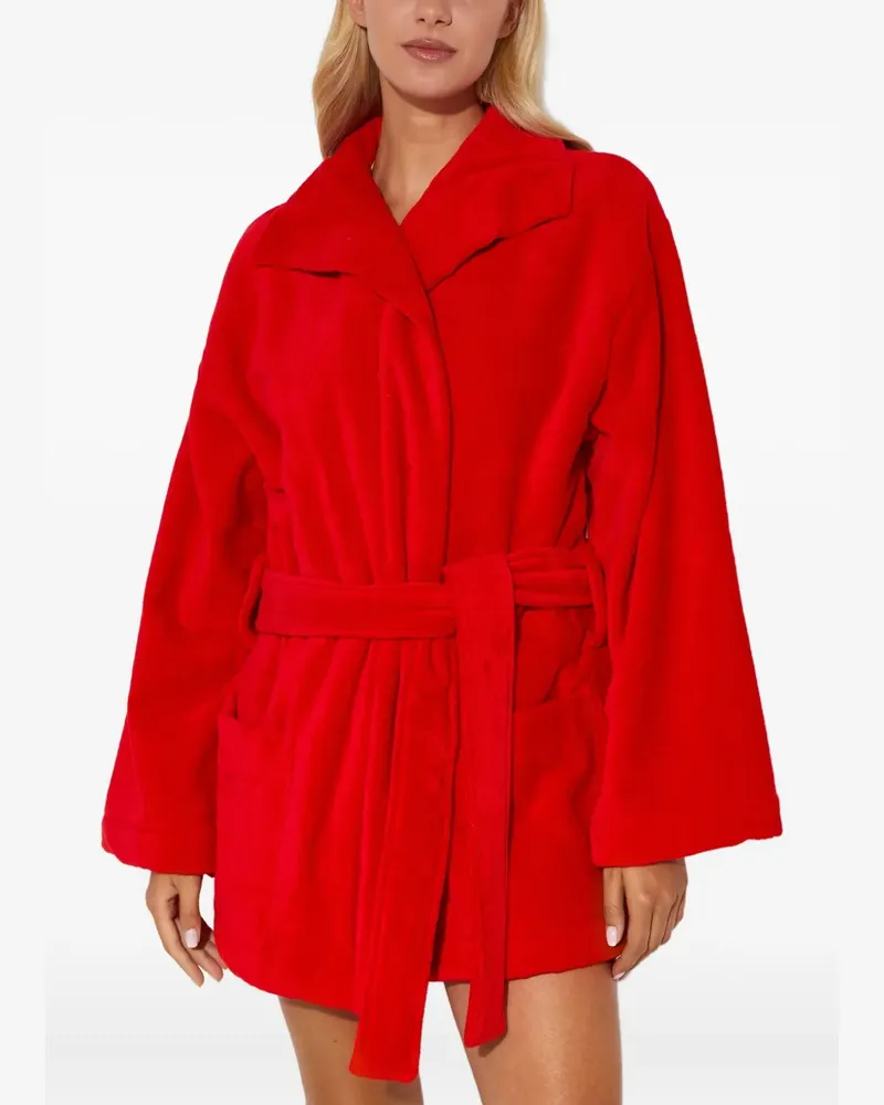 Dsquared2 Beachwear mit Bindegürtel - Rot Rot