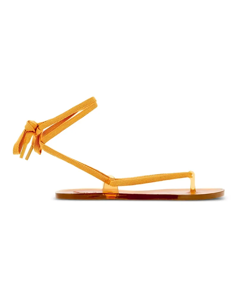Ancient Greek Sandals Esther lace-up sandals - Orange Orange