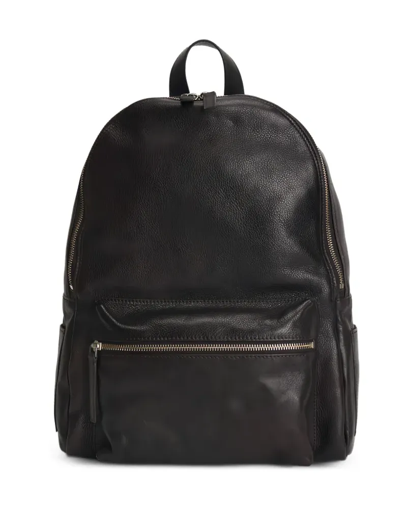 Orciani Liberty Rucksack aus gekörntem Leder - Braun Braun