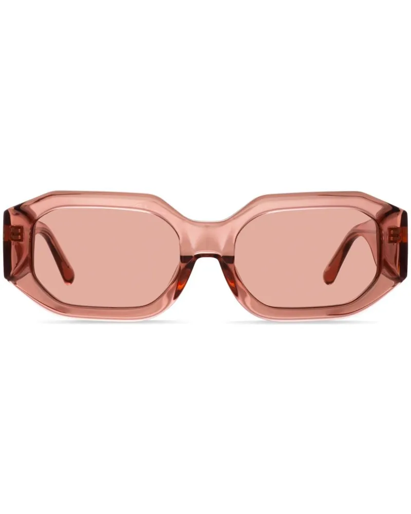 Linda Farrow Blake Sonnenbrille mit ovalen Gläsern Rosa