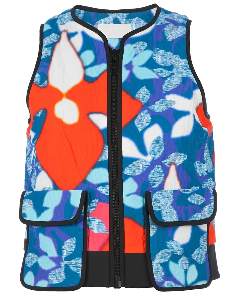 Peter Pilotto print gilet - Rot Rot