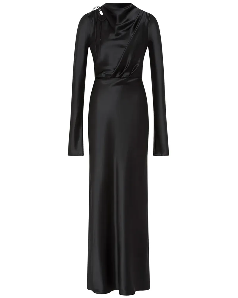 Rachel Gilbert Lucien Maxikleid aus Seide - Schwarz Schwarz
