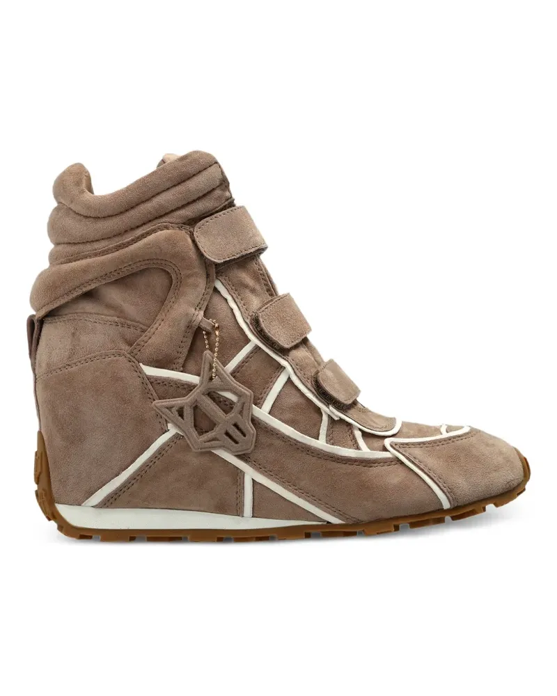 Naked Wolfe Element Sneakers mit Klettverschluss - Nude Nude