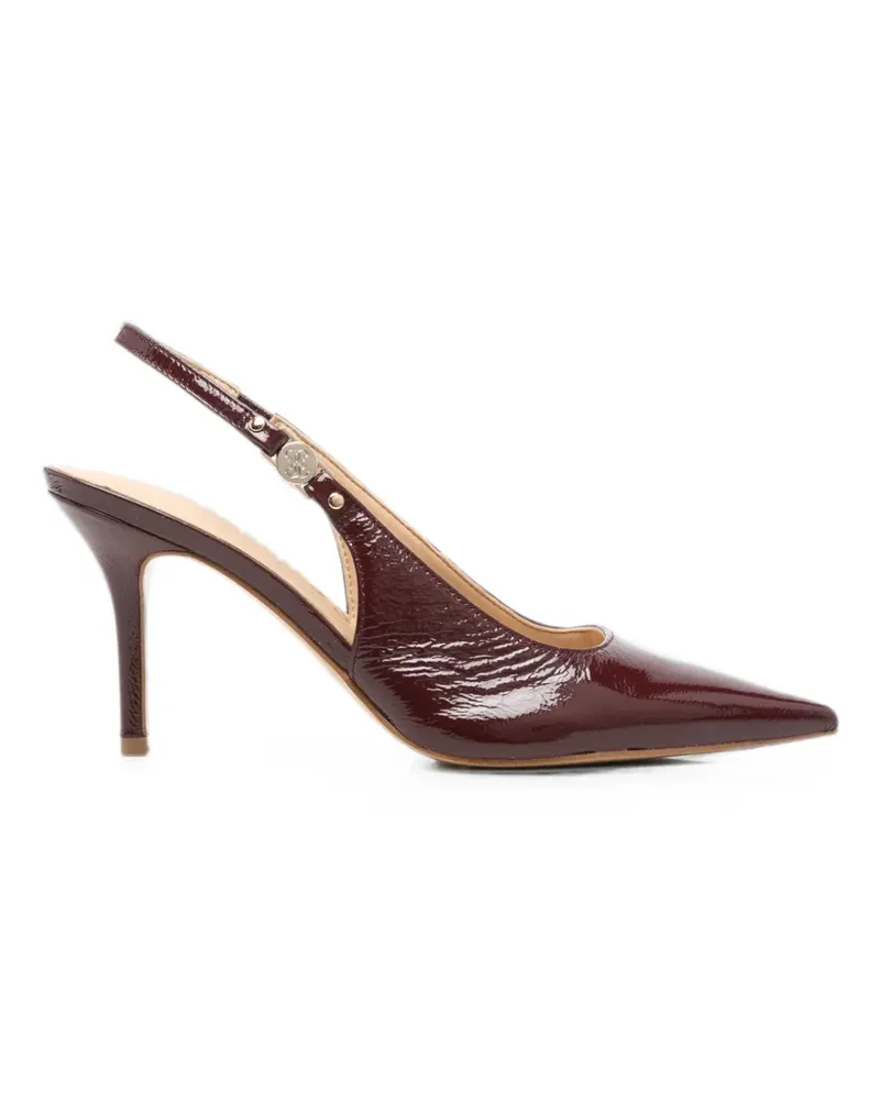 Guess pointed-toe slingback pumps - Rot Rot
