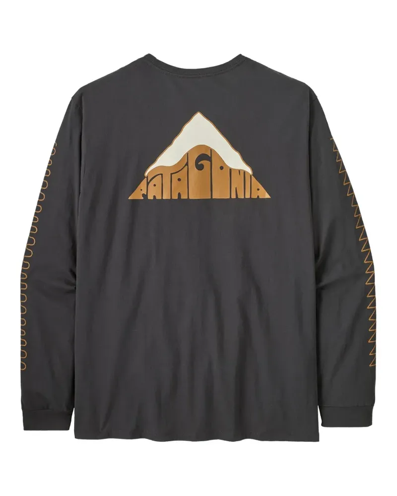 Patagonia Sweatshirt mit grafischem Print - Grau Grau
