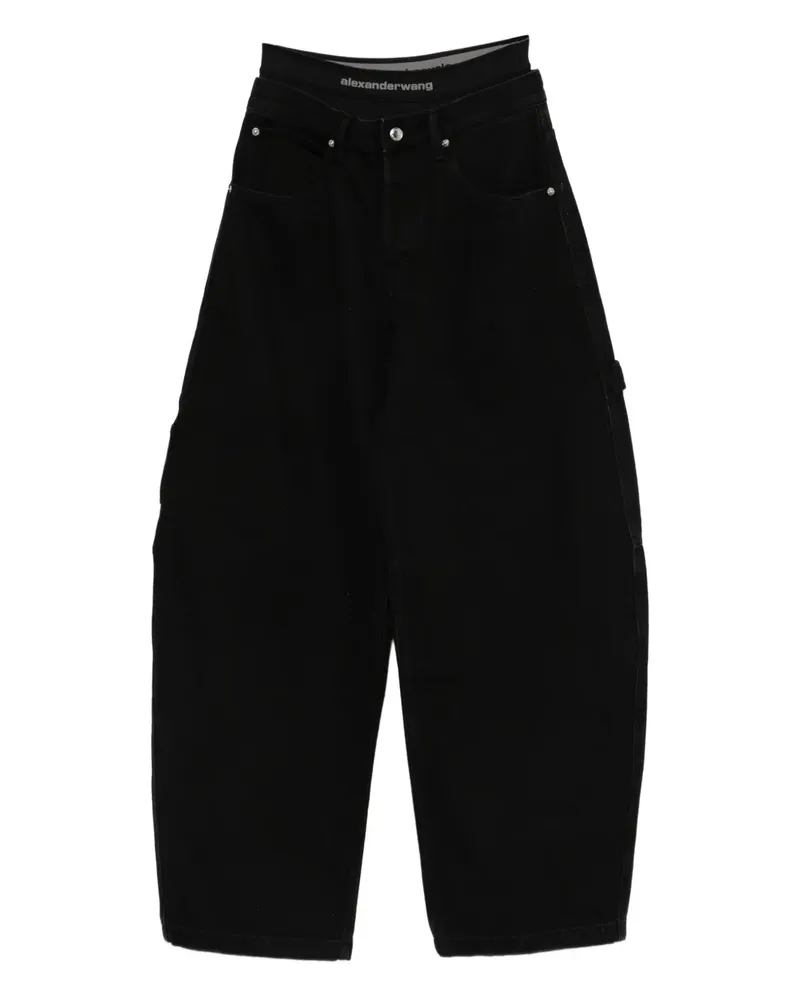 Alexander Wang Jeans im Five-Pocket-Design - Schwarz Schwarz
