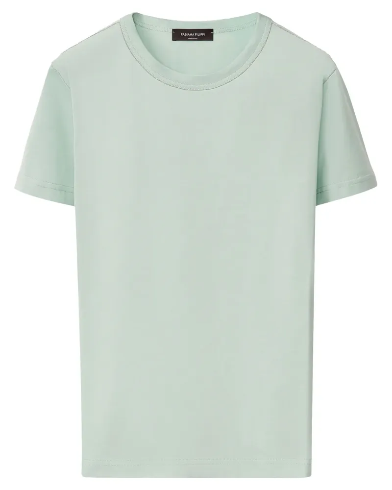 Fabiana Filippi Klassisches T-Shirt - Grün Grün