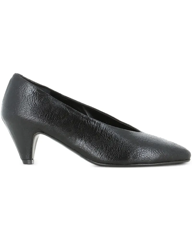 Roberto del Carlo Crack Web Pumps - Schwarz Schwarz
