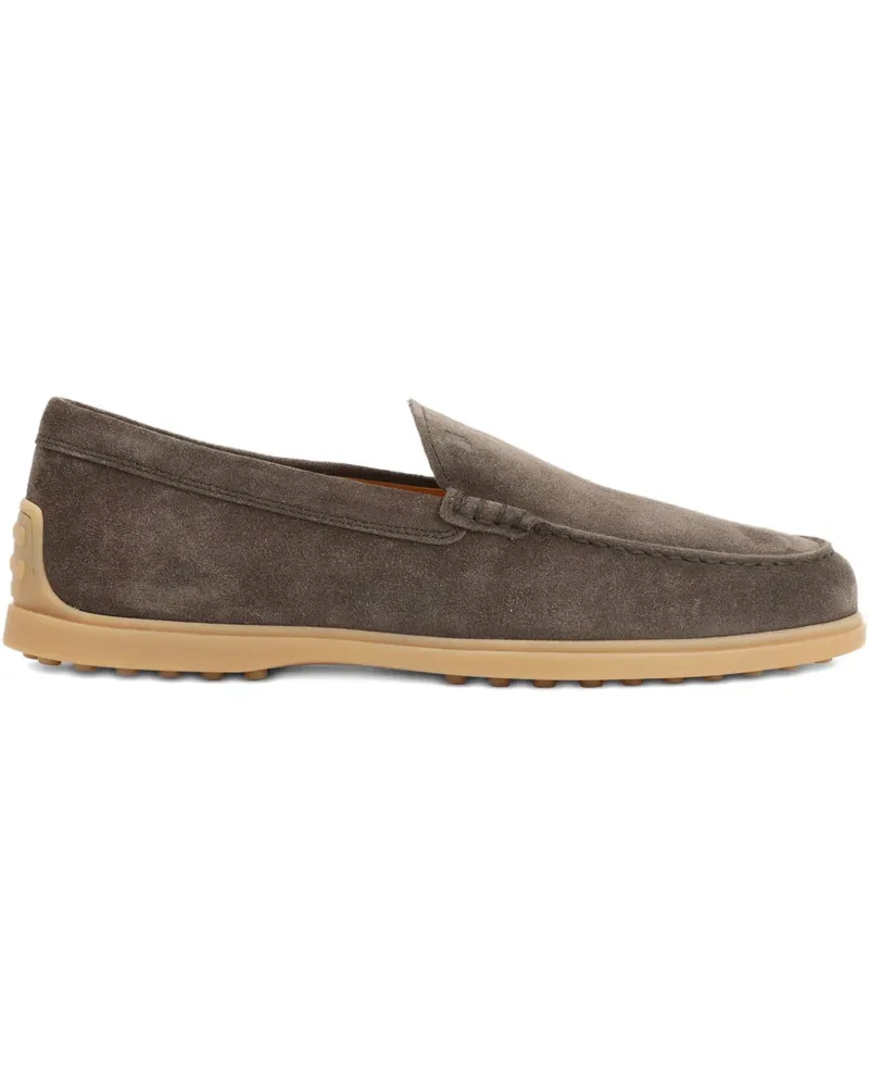TOD'S suede loafers - Braun Braun