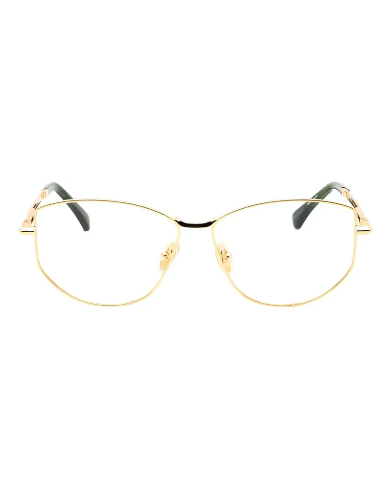 Max Mara Brille mit geometrischem Gestell - Gold Gold