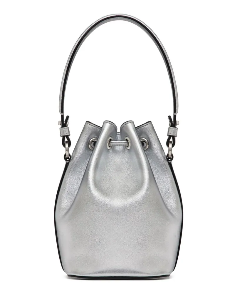 Valentino Garavani Mini VLogo Signature Schultertasche - Grau Grau