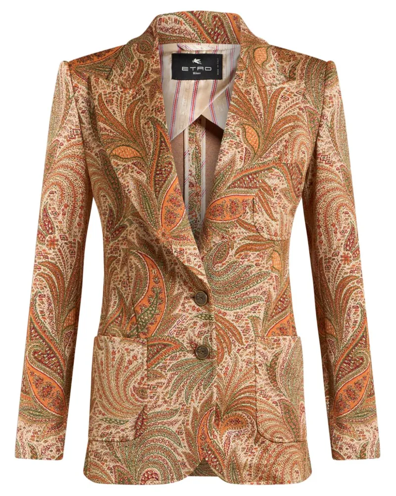 Etro Sakko aus Jacquard - Braun Braun