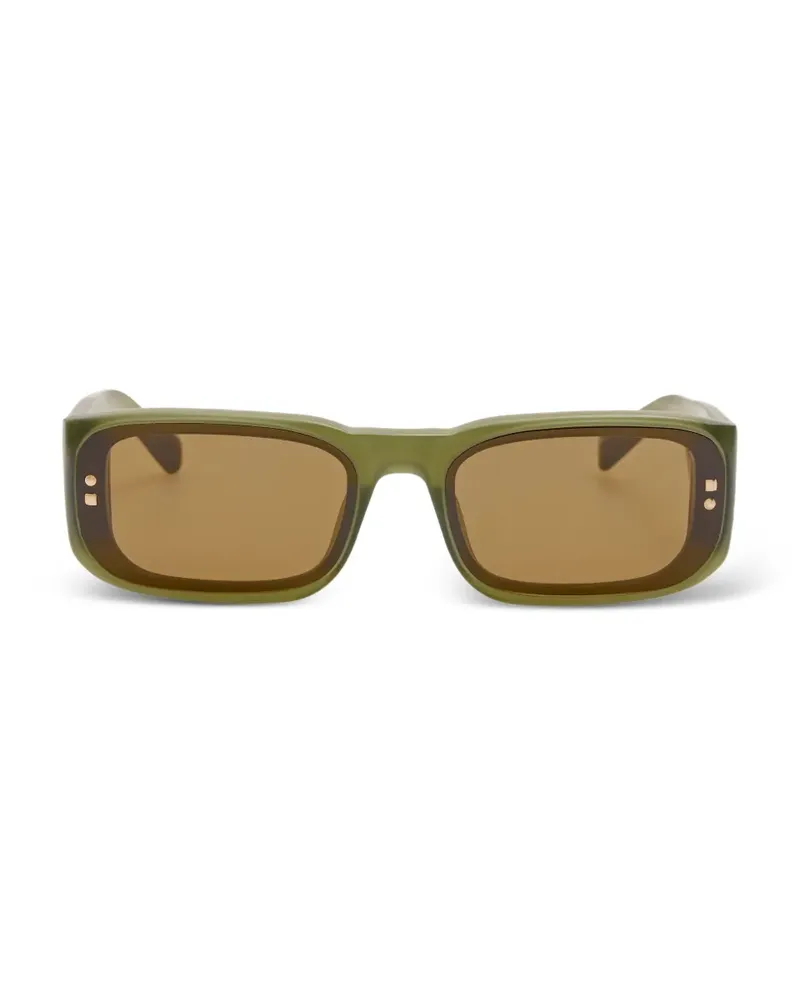Jacquemus rectangle-frame sunglasses - Grün Grün