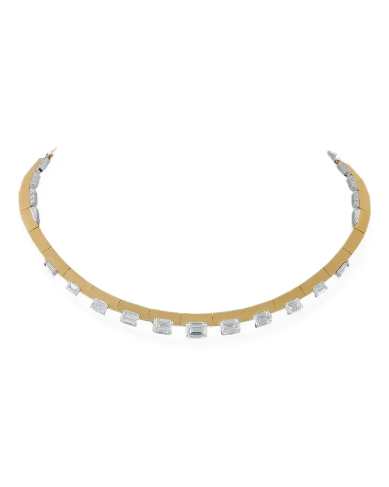 Nikos Koulis diamond choker necklace - Gold Gold