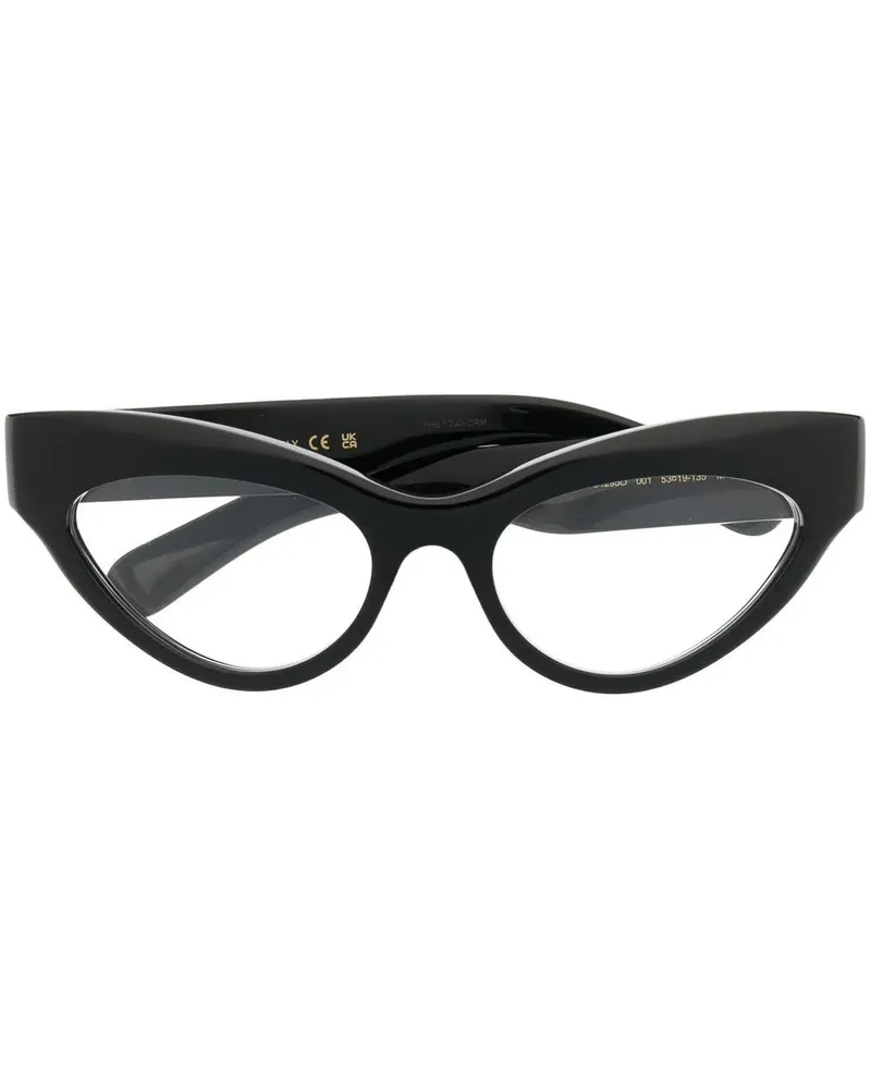 Gucci Brille mit Cat-Eye-Gestell - Schwarz Schwarz