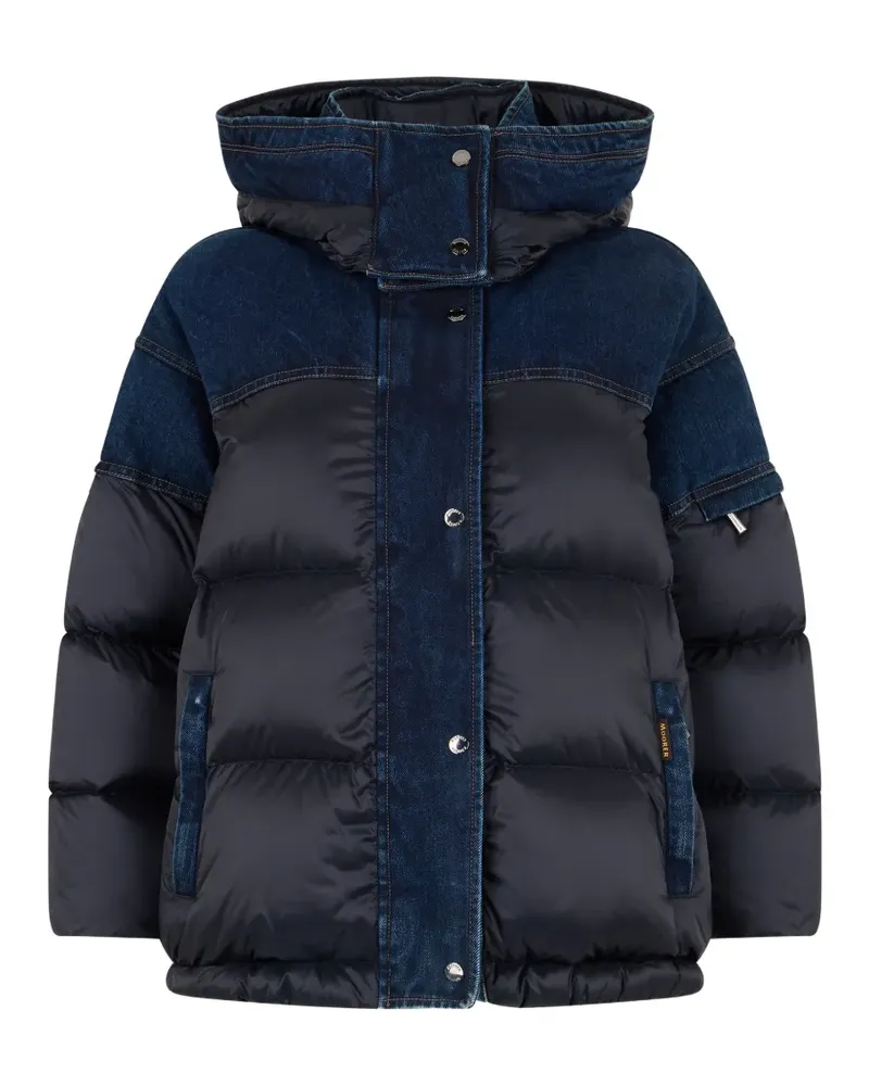 MOORER Wattierte Egeria-P Steppjacke - Blau Blau
