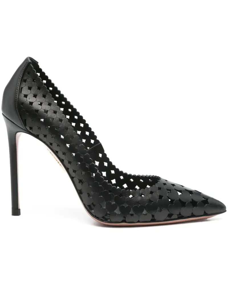 Aquazzura Amourose Pumps 105mm - Schwarz Schwarz