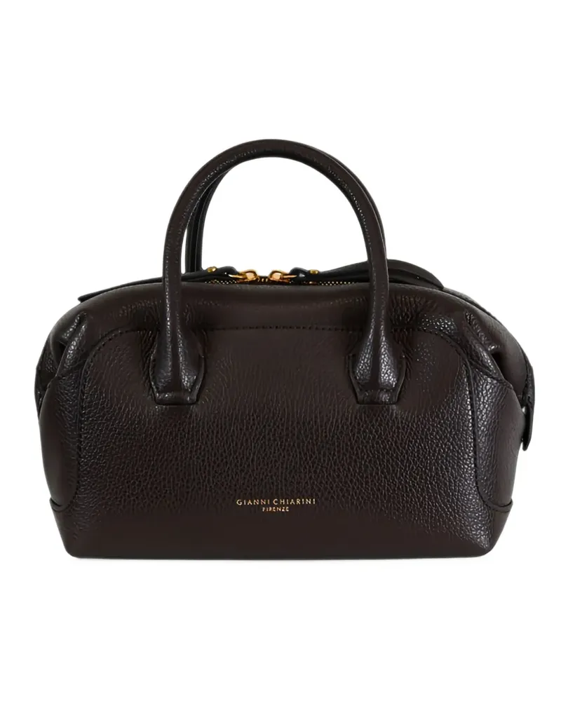 Gianni Chiarini Gemma Tote Bag aus gekörntem Leder - Braun Braun