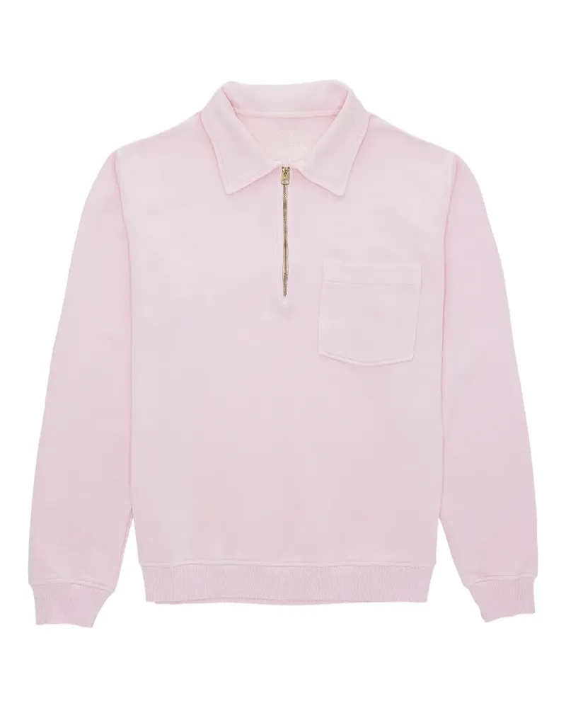 Fortela Yale half-zip sweatshirt - Rosa Rosa