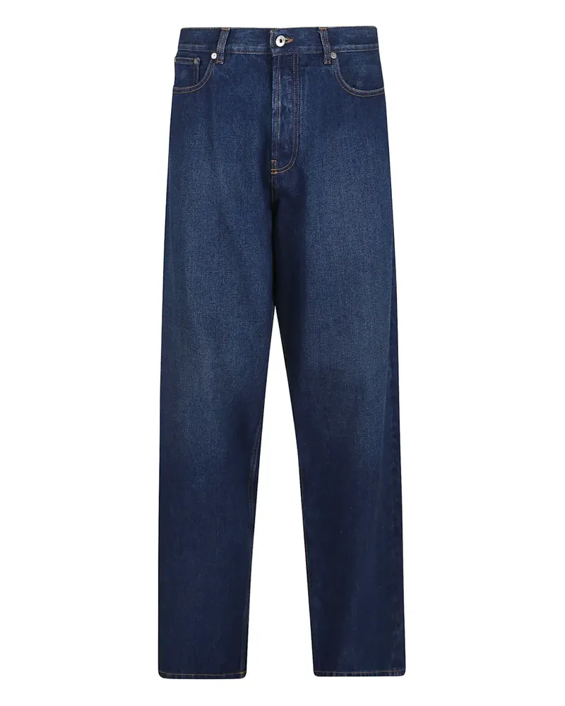 OFF-WHITE Jeans mit Logo-Patch - Blau Blau