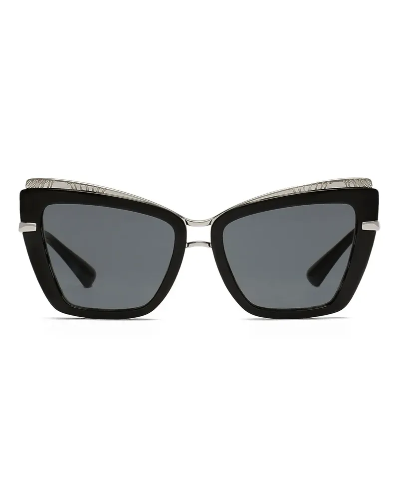 Dolce & Gabbana Sonnenbrille mit Cat-Eye-Gestell - Schwarz Schwarz