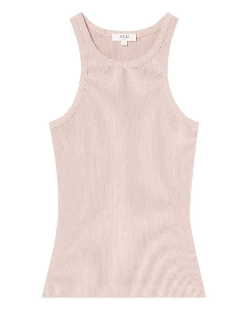 AGOLDE Geripptes Rayne Tanktop - Nude Nude