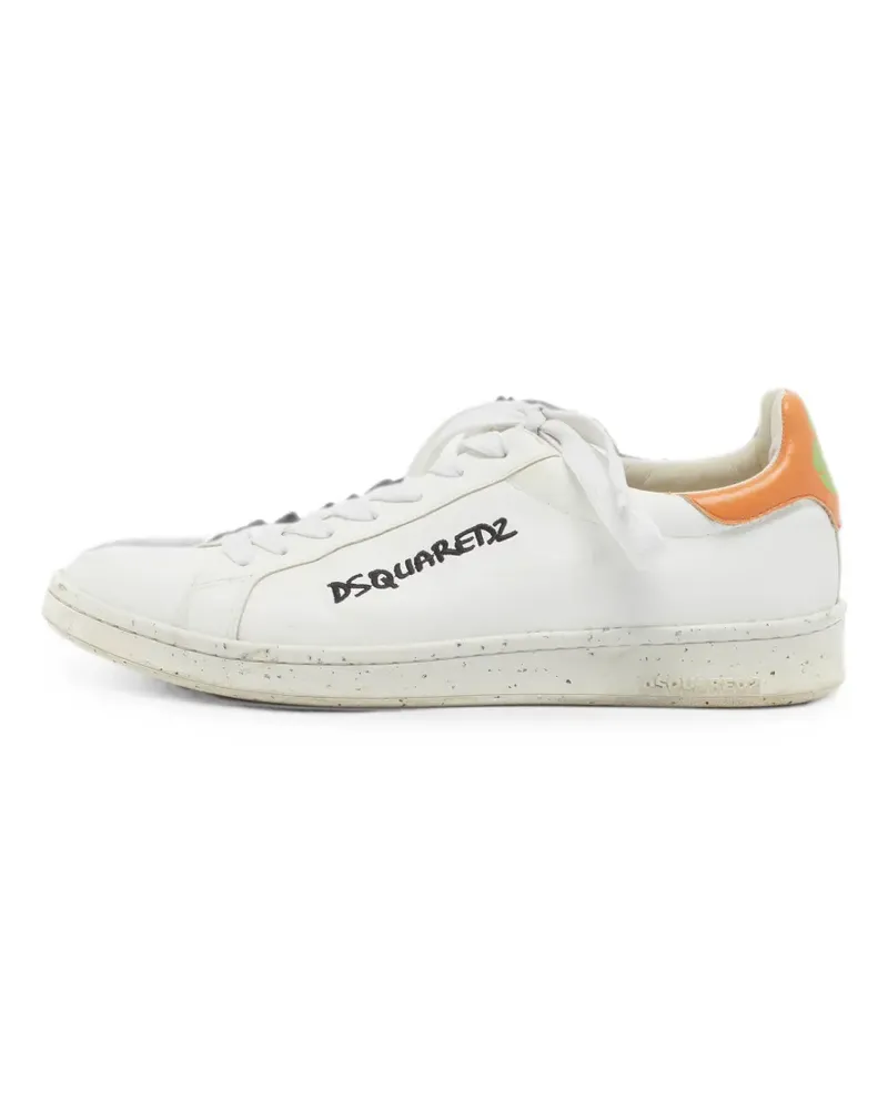 Dsquared2 logo-print sneakers - Weiß Weiß