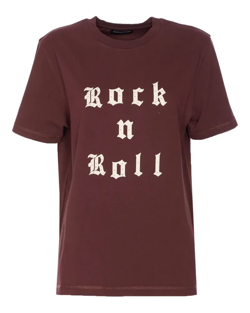 Zadig & Voltaire Klassisches T-Shirt - Rot Rot