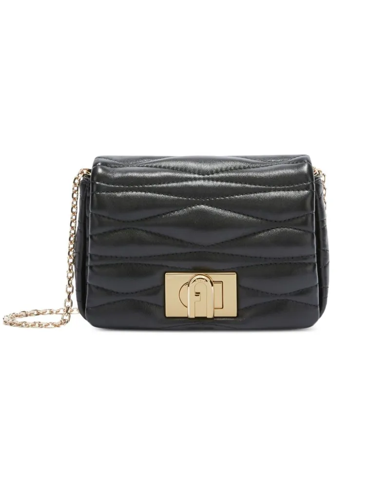 Furla Mini 1927 Schultertasche - Schwarz Schwarz