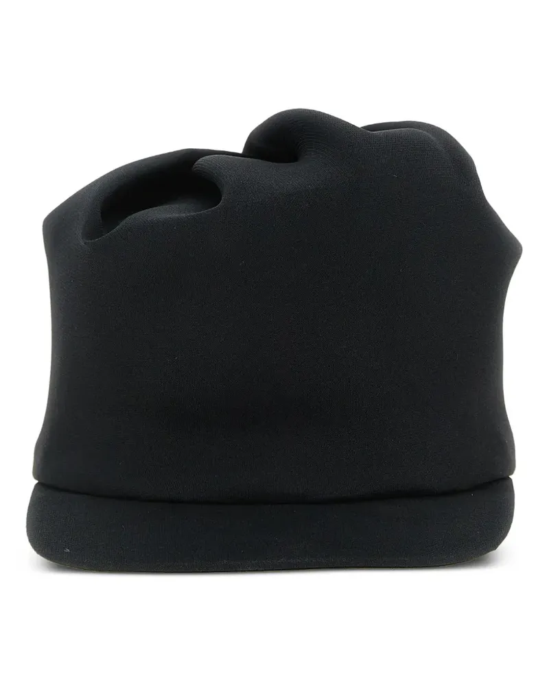 Balenciaga Skulpturale Baseballkappe mit Schaldetail - Schwarz Schwarz