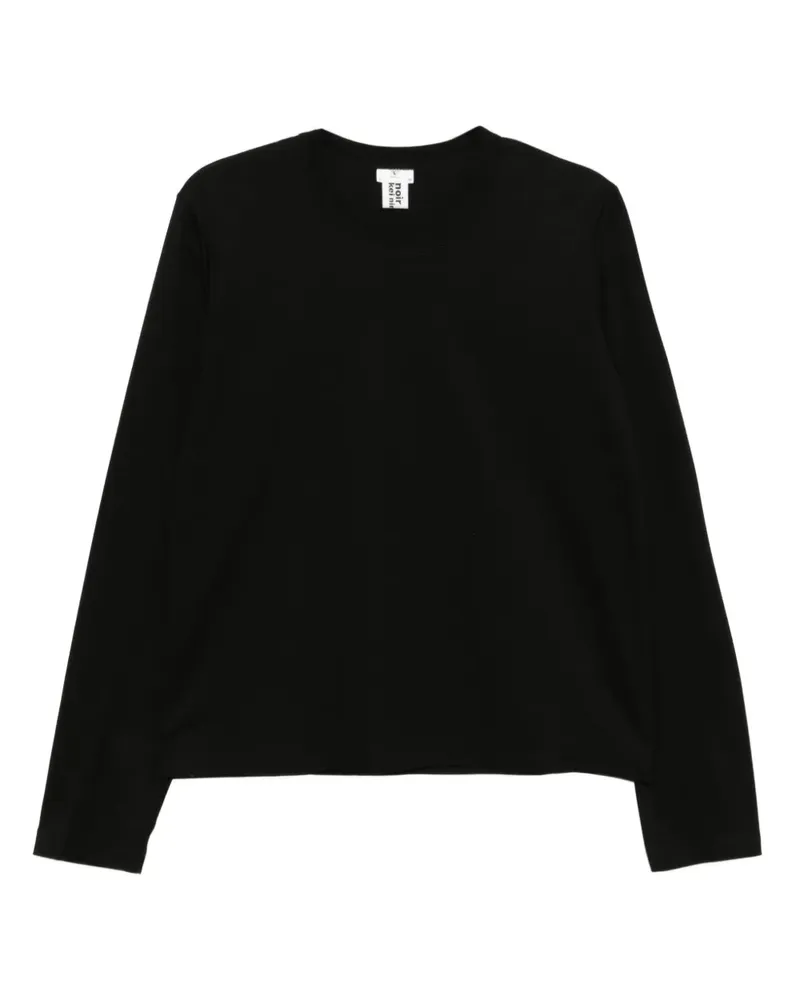 Noir Kei Ninomiya Klassisches T-Shirt - Schwarz Schwarz