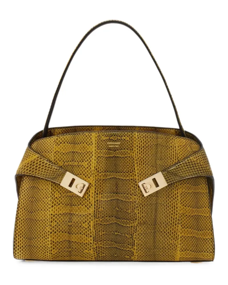 Ferragamo Hug Schultertasche - Gelb Gelb